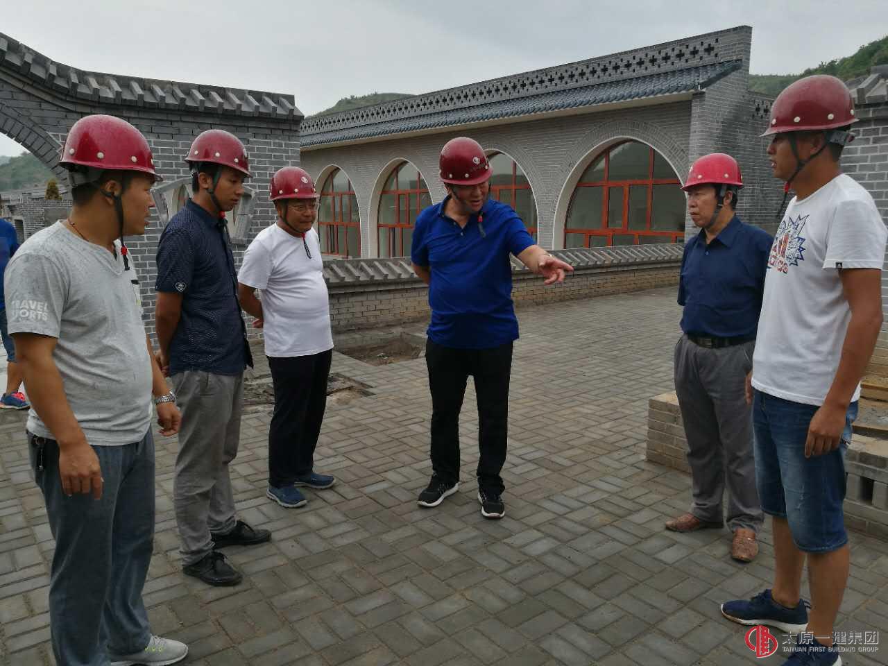 集团公司第三检查组对直属八分公司工地检查指导